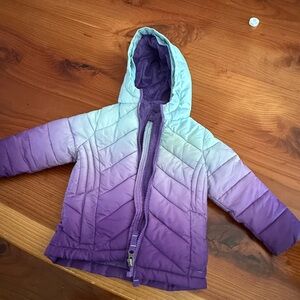 Snozu Kids Gradient Purple Jacket 2 piece